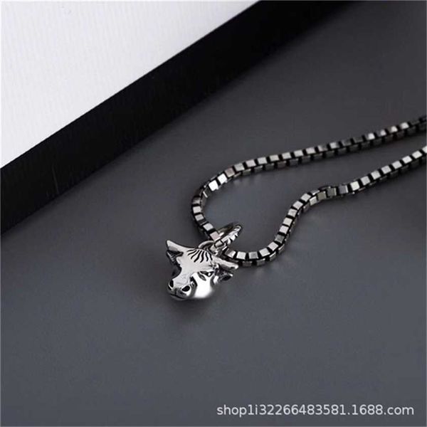 2023 designer new fashion jewelry s925 pendant necklace personality simple old hip hop fashion men's and women's style, Silver
2023 designer new fashion jewelry s925 pendant necklace personality simple old hip hop fashion men's and women's style, Silver
