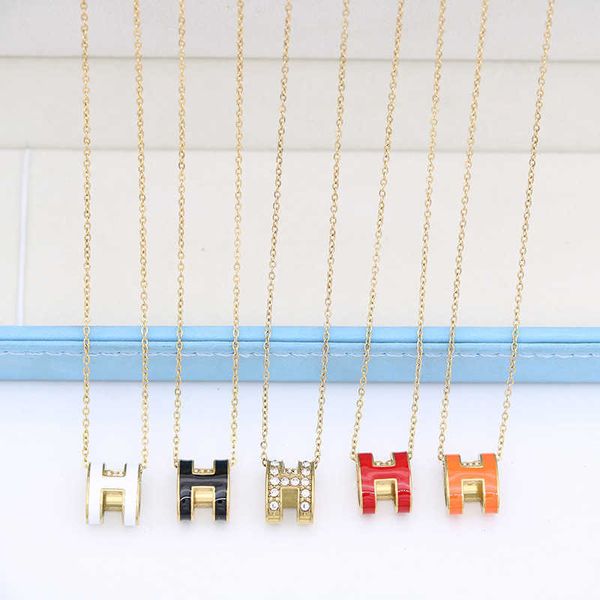 pendant necklaces strands strings h letter necklace women's steel colorless drip glue mesh red advanced sense collar chain personality, Silver
pendant necklaces strands strings h letter necklace women's steel colorless drip glue mesh red advanced sense collar chain personality, Silver