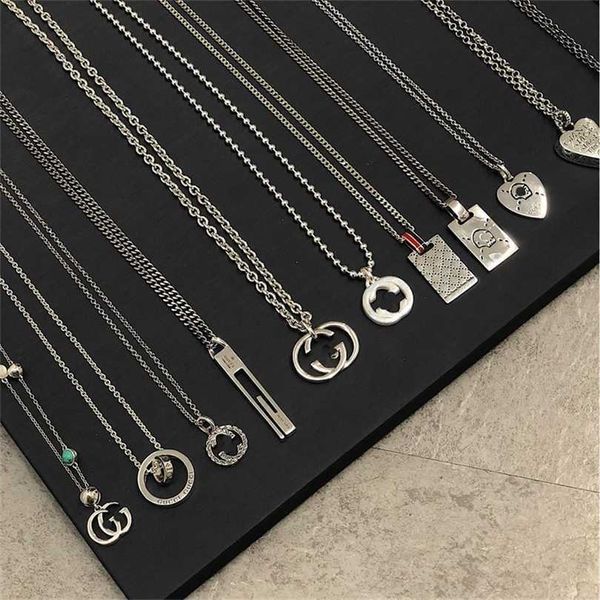 2023 designer new fashion jewelry sterling silver necklace for male female couples large double skeleton flower and key tiger pendant
2023 designer new fashion jewelry sterling silver necklace for male female couples large double skeleton flower and key tiger pendant