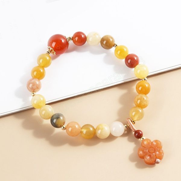natural jade beads bracelet women red agate lucky flower charms bangles new summer simple jewelry gifts, Golden;silver
natural jade beads bracelet women red agate lucky flower charms bangles new summer simple jewelry gifts, Golden;silver