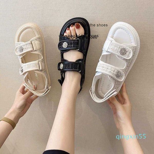 slipperssandals 2021 platform women lattice round toe plaid cloth summer casual ladies outdoor shoes zapatos de mujer sandels, Black
slipperssandals 2021 platform women lattice round toe plaid cloth summer casual ladies outdoor shoes zapatos de mujer sandels, Black