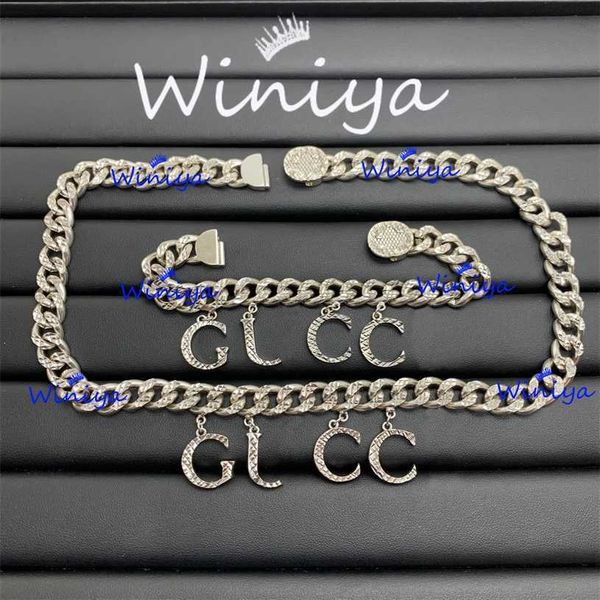2023 designer new g family necklace / gujia new letter tassel simple sweater chain bracelet temperament personality cool style jewelry, Silver
2023 designer new g family necklace / gujia new letter tassel simple sweater chain bracelet temperament personality cool style jewelry, Silver
