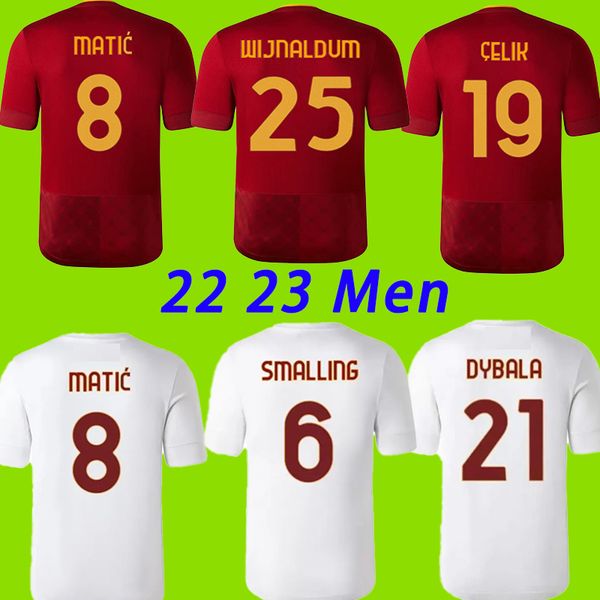 23 24 dybala romas soccer jerseys pellegrini belotti celik abraham 2023 2024 maglia home away 3rd jerseys mancini kumbulla men kids kit foot, Black;yellow
23 24 dybala romas soccer jerseys pellegrini belotti celik abraham 2023 2024 maglia home away 3rd jerseys mancini kumbulla men kids kit foot, Black;yellow