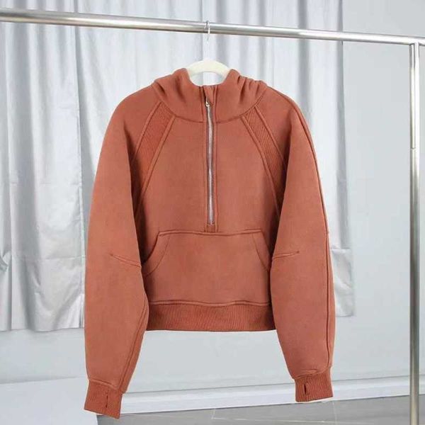 autumn and winter yoga hoodie scuba lulus womens plus velvet thickening jackets hoodys sports half zipper terry designer classic fashion 95e, Black
autumn and winter yoga hoodie scuba lulus womens plus velvet thickening jackets hoodys sports half zipper terry designer classic fashion 95e, Black