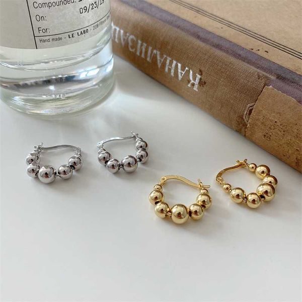 brand earrings celi french style s925 pure silver earrings geometric round beads rings female temperament gold plated, Golden
brand earrings celi french style s925 pure silver earrings geometric round beads rings female temperament gold plated, Golden