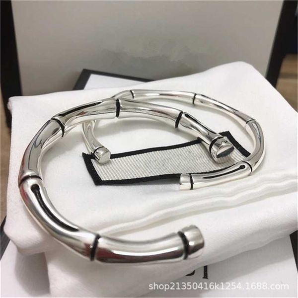 2023 designer new fashion jewelry gujia open bamboo bracelet fashion 925 double men women lovers simple and versatile bracelet, Black
2023 designer new fashion jewelry gujia open bamboo bracelet fashion 925 double men women lovers simple and versatile bracelet, Black
