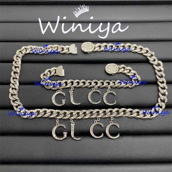 2023 designer new g family necklace / gujia new letter tassel simple sweater chain bracelet temperament personality cool style jewelry, Silver
2023 designer new g family necklace / gujia new letter tassel simple sweater chain bracelet temperament personality cool style jewelry, Silver