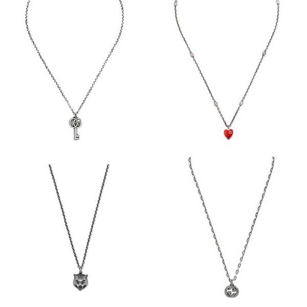 2023 designer new fashion jewelry double necklace classic net red same tiger key clavicle chain ancient family pendant for men and women, Silver
2023 designer new fashion jewelry double necklace classic net red same tiger key clavicle chain ancient family pendant for men and women, Silver