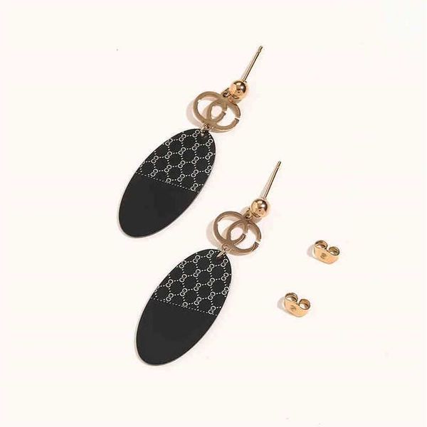 2023 designer new gujia double stainless steel acrylic earrings personalized fashion earrings for women, Golden
2023 designer new gujia double stainless steel acrylic earrings personalized fashion earrings for women, Golden
