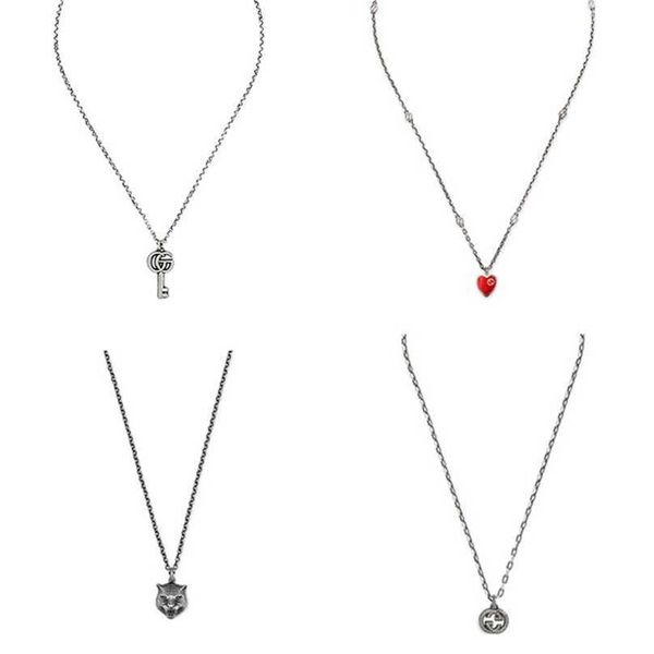 2023 designer new fashion jewelry double necklace classic net red same tiger key clavicle chain ancient family pendant for men and women, Silver
2023 designer new fashion jewelry double necklace classic net red same tiger key clavicle chain ancient family pendant for men and women, Silver