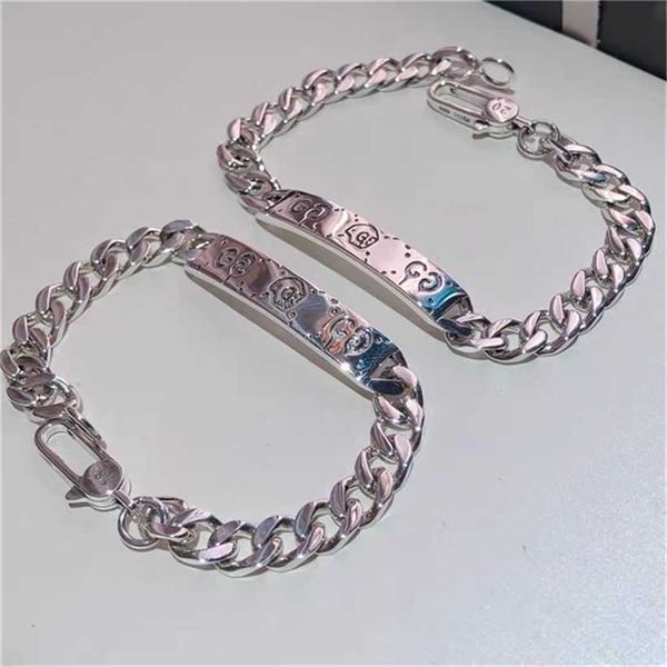 2023 designer new fashion jewelry gujia s925 silver double interlocking skull elf universal couple bracelet for men and women, Black
2023 designer new fashion jewelry gujia s925 silver double interlocking skull elf universal couple bracelet for men and women, Black