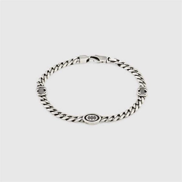 2023 designer new jewelry double bracelet edition sterling silver distressed fashion trend versatile men's and women's bracelet lo, Black
2023 designer new jewelry double bracelet edition sterling silver distressed fashion trend versatile men's and women's bracelet lo, Black