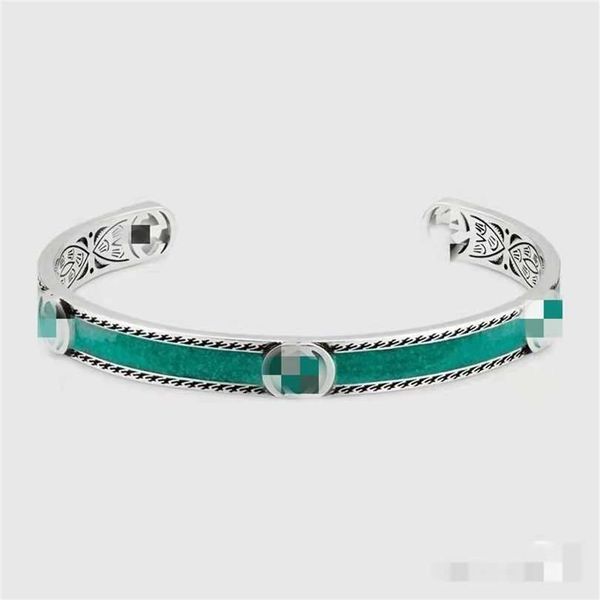 2023 designer new jewelry double enamel green bracelet trend men's and women's lovers' versatile bracelet, Black
2023 designer new jewelry double enamel green bracelet trend men's and women's lovers' versatile bracelet, Black