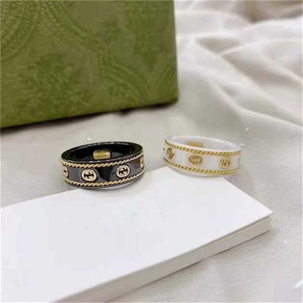 2023 designer new fashion jewelry zhigujia rings, men's women's three-dimensional double letter finger ring, lovers' black an, Silver
2023 designer new fashion jewelry zhigujia rings, men's women's three-dimensional double letter finger ring, lovers' black an, Silver