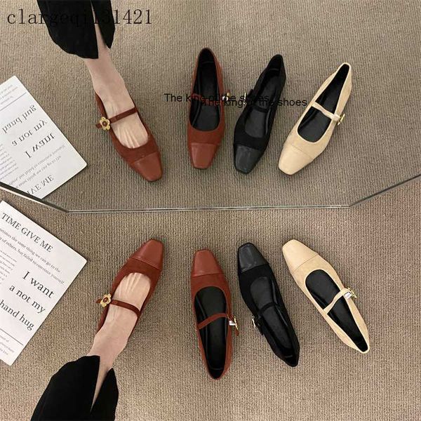 2023 new sandals french style small fragrant square head flat sole single shoes soft sole shoes pregnant women's shoes splicing fairy, Black
2023 new sandals french style small fragrant square head flat sole single shoes soft sole shoes pregnant women's shoes splicing fairy, Black