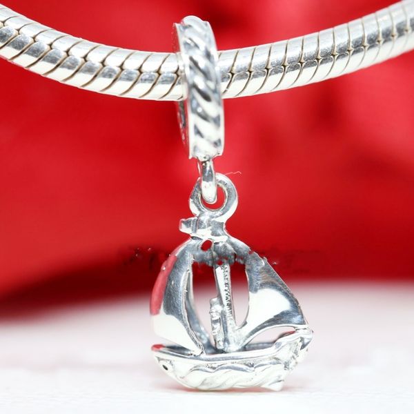 925 sterling silver sail dangle charm fit european loose beads bracelet making diy jewelry, Black
925 sterling silver sail dangle charm fit european loose beads bracelet making diy jewelry, Black