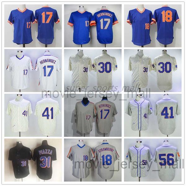 vintage college baseball wears jersey 17 keith hernandez 18 darryl strawberry 30 michael conforto 1969 31 mike piazza 41 seaver cespedes men, Blue;black
vintage college baseball wears jersey 17 keith hernandez 18 darryl strawberry 30 michael conforto 1969 31 mike piazza 41 seaver cespedes men, Blue;black