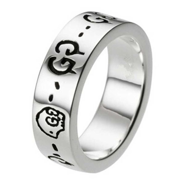 2023 designer new jewelry ring elf skull hollowed out double enamel for men and women to give valentine's day gifts, Silver
2023 designer new jewelry ring elf skull hollowed out double enamel for men and women to give valentine's day gifts, Silver