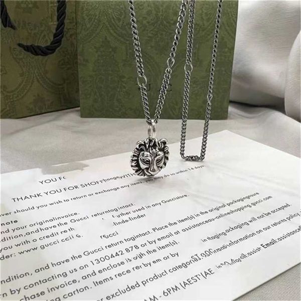 2023 designer new fashion jewelry gujia s925 thai silver lion head necklace pendant trend old hip-hop men's and women's couple nec
2023 designer new fashion jewelry gujia s925 thai silver lion head necklace pendant trend old hip-hop men's and women's couple nec