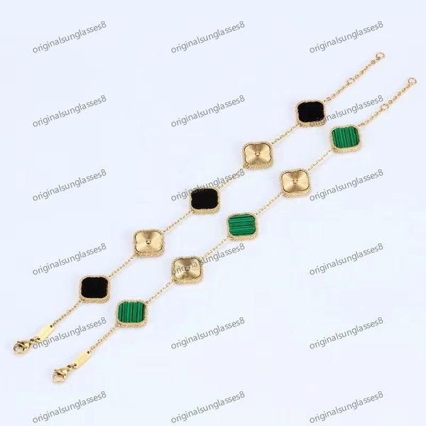 chains for men designer bracelet classic 4 four leaf clover mother of pearl stainless steel plated gold chain for women girl mothers day val, Black
chains for men designer bracelet classic 4 four leaf clover mother of pearl stainless steel plated gold chain for women girl mothers day val, Black