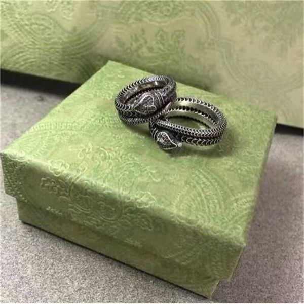 2023 designer new fashion jewelry ring sterling silver double spirit old snake ring hand jewelry
2023 designer new fashion jewelry ring sterling silver double spirit old snake ring hand jewelry