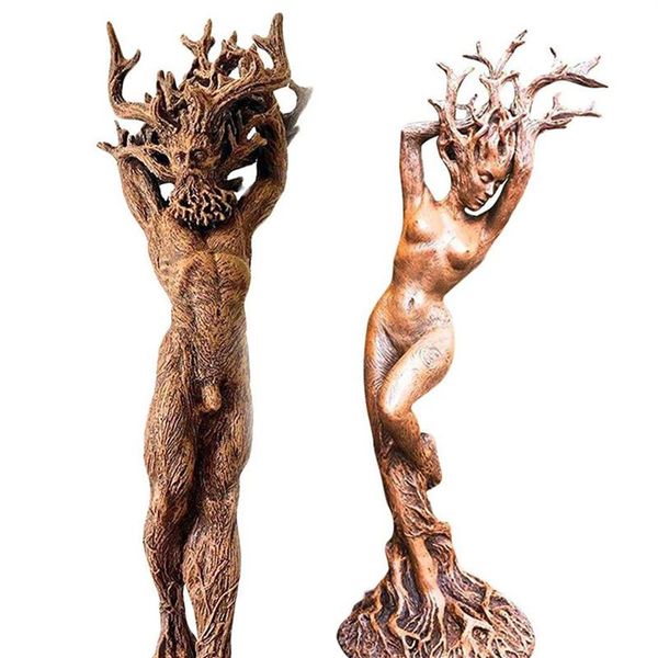 forest goddess male god a pair of figures statue decoration resin jewelry garden bless crafts green man tree239u
forest goddess male god a pair of figures statue decoration resin jewelry garden bless crafts green man tree239u