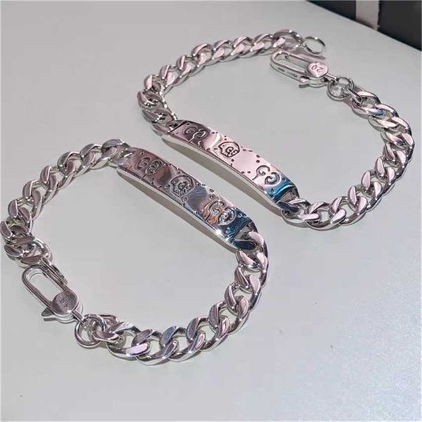 2023 designer new fashion jewelry gujia s925 silver double interlocking skull elf universal couple bracelet for men and women, Black
2023 designer new fashion jewelry gujia s925 silver double interlocking skull elf universal couple bracelet for men and women, Black