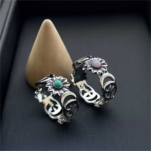 2023 designer new fashion jewelry s925 silver ancient turquoise z fritillaria pink shellfish daisy hollow out women's flower index fing
2023 designer new fashion jewelry s925 silver ancient turquoise z fritillaria pink shellfish daisy hollow out women's flower index fing