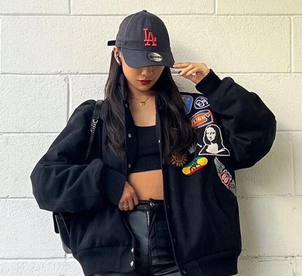 vintage baseball jackets men designer jacket women sticker embroidery icon mens coats, Black;brown
vintage baseball jackets men designer jacket women sticker embroidery icon mens coats, Black;brown