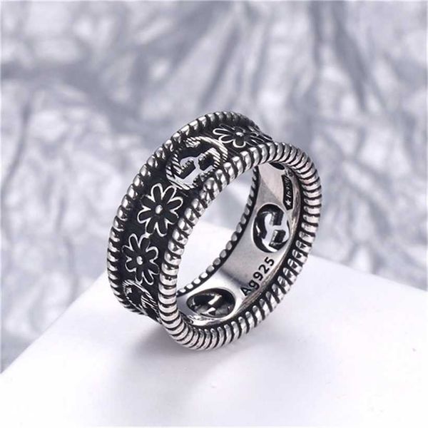 2023 designer new fashion jewelry hollowed out double fried dough twist daisy ring 925 silver fashion old hip hop couple rings
2023 designer new fashion jewelry hollowed out double fried dough twist daisy ring 925 silver fashion old hip hop couple rings