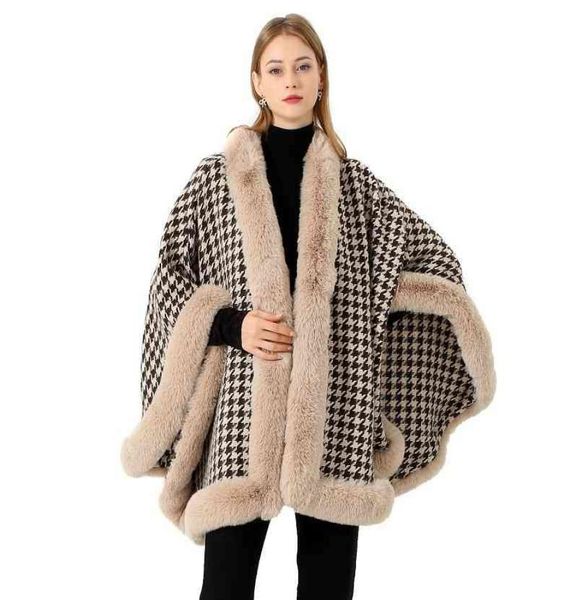 scarves 2022 autumn and winter imitation rex rabbit hair super large fur collar thousand bird lattice wool shawl scarf cloak coat 1607805, Blue;gray
scarves 2022 autumn and winter imitation rex rabbit hair super large fur collar thousand bird lattice wool shawl scarf cloak coat 1607805, Blue;gray