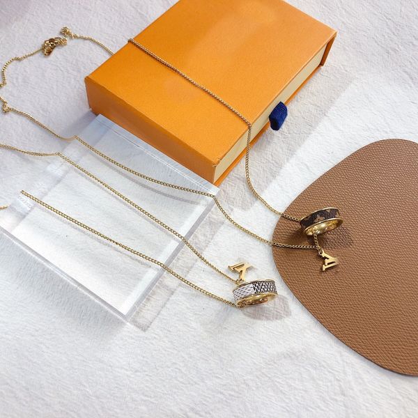 luxury design necklace 18k gold plated faux leather stainless steel necklaces choker chain double letter pendant fashion womens wedding jewe, Silver
luxury design necklace 18k gold plated faux leather stainless steel necklaces choker chain double letter pendant fashion womens wedding jewe, Silver