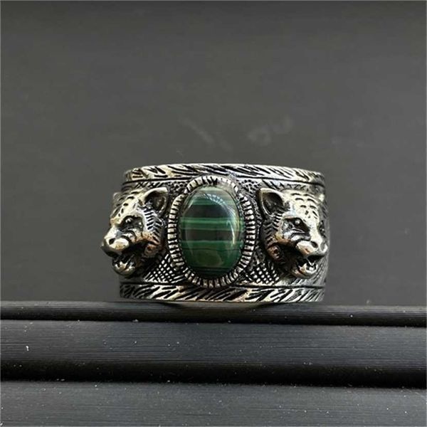 2023 designer new fashion jewelry s925 silver garden carved old pattern inlaid with resin double tiger head wide edition men's and wome
2023 designer new fashion jewelry s925 silver garden carved old pattern inlaid with resin double tiger head wide edition men's and wome