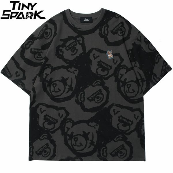 mens tshirts hip hop streetwear tshirt 2023 men funny bear head printed t shirt summer short sleeve tshirt harajuku cotton loose tees 23031, White;black
mens tshirts hip hop streetwear tshirt 2023 men funny bear head printed t shirt summer short sleeve tshirt harajuku cotton loose tees 23031, White;black