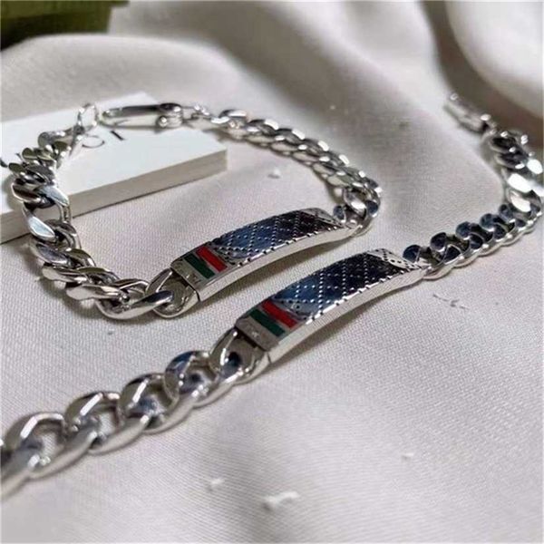 2023 designer new fashion jewelry 925 silver thick old ghost foreign style letter men's and women's bracelets, Black
2023 designer new fashion jewelry 925 silver thick old ghost foreign style letter men's and women's bracelets, Black
