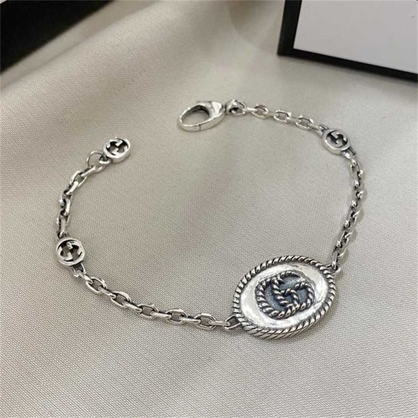 2023 designer new jewelry sterling silver double fried dough twist interlocking bracelet fashion simple couple bracelet, Black
2023 designer new jewelry sterling silver double fried dough twist interlocking bracelet fashion simple couple bracelet, Black