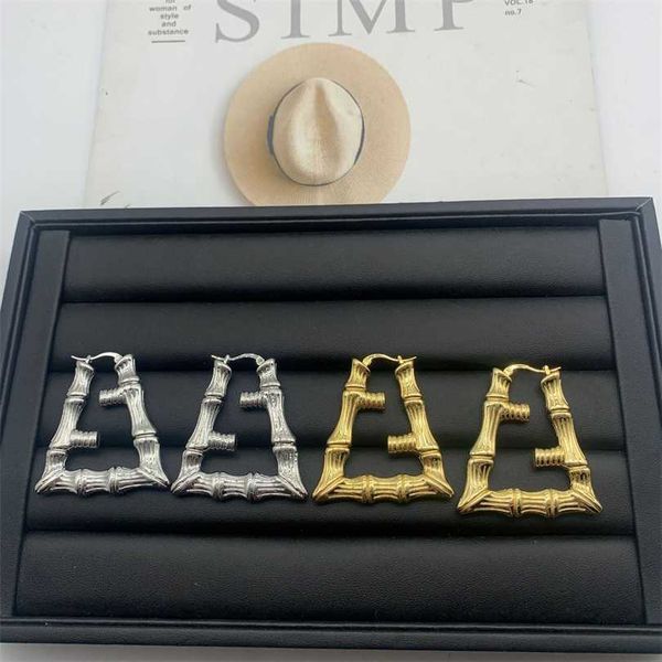 2023 designer fenjia new fashion personalized exquisite medieval triangular bamboo tube irregular female earrings, Golden
2023 designer fenjia new fashion personalized exquisite medieval triangular bamboo tube irregular female earrings, Golden