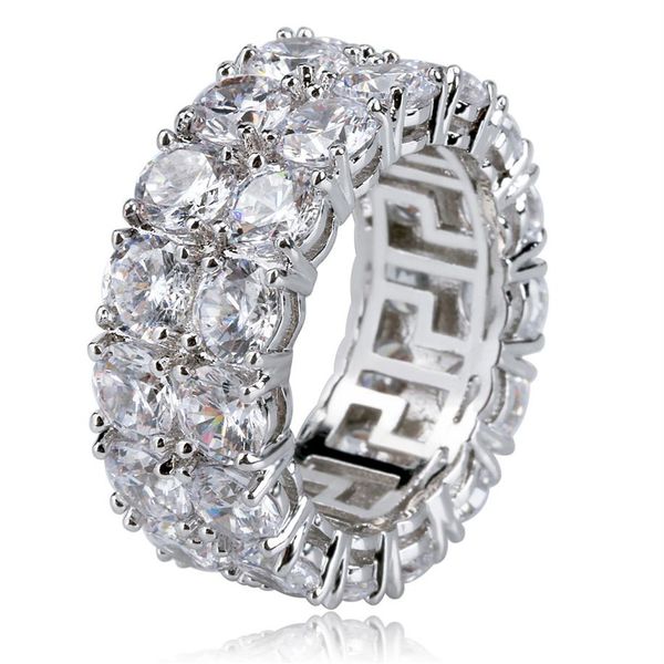 hip hop iced out copper gold silver color plated micro pave cz stone 2 row round ring men women charm jewelry3157
hip hop iced out copper gold silver color plated micro pave cz stone 2 row round ring men women charm jewelry3157
