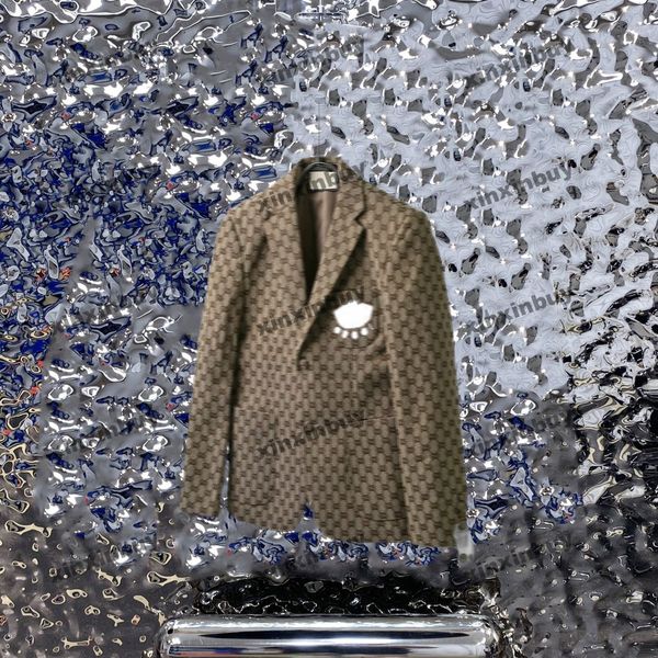 xinxinbuy men designer jacket coats 23ss paris double letter jacquard fabric sets long sleeve cotton women black white khaki m-3xl, Black;brown
xinxinbuy men designer jacket coats 23ss paris double letter jacquard fabric sets long sleeve cotton women black white khaki m-3xl, Black;brown