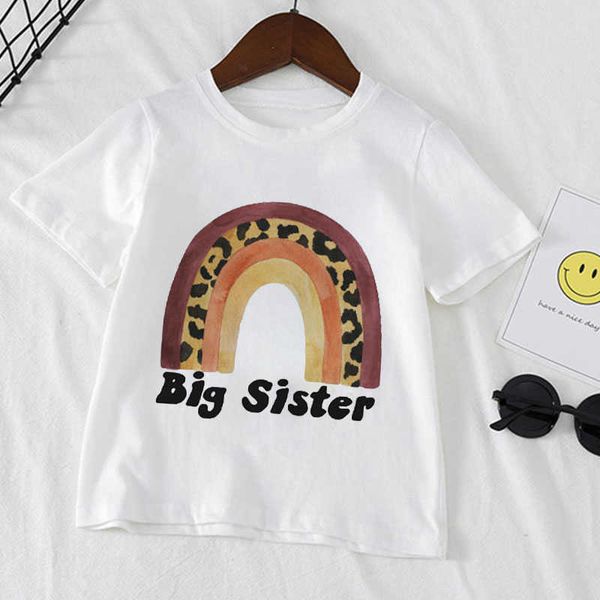 t-shirts leopard rainbow little/big sister letter print fashion children's wear suitable for 24-9t kids t shirt boys girls casual cloth, Blue
t-shirts leopard rainbow little/big sister letter print fashion children's wear suitable for 24-9t kids t shirt boys girls casual cloth, Blue