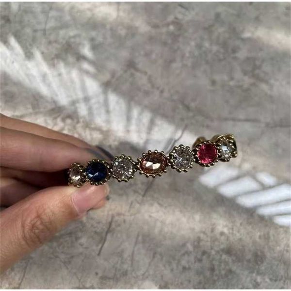 2023 designer new fashion jewelry open bracelet b041 inlaid with color large version brass bracelet, Black
2023 designer new fashion jewelry open bracelet b041 inlaid with color large version brass bracelet, Black