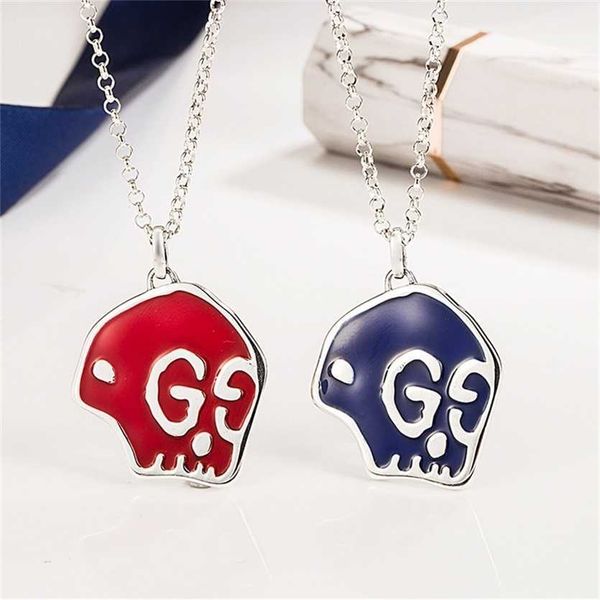 2023 designer new fashion jewelry sterling silver ghost skull necklace personality trend versatile enamel process accessories
2023 designer new fashion jewelry sterling silver ghost skull necklace personality trend versatile enamel process accessories