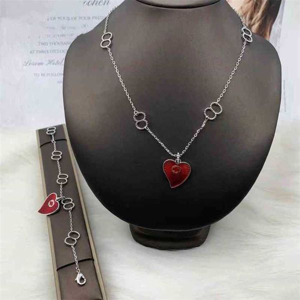 2023 designer new gujia enamel letter necklace bracelet temperament trend fashion bead chain jewelry, Silver
2023 designer new gujia enamel letter necklace bracelet temperament trend fashion bead chain jewelry, Silver
