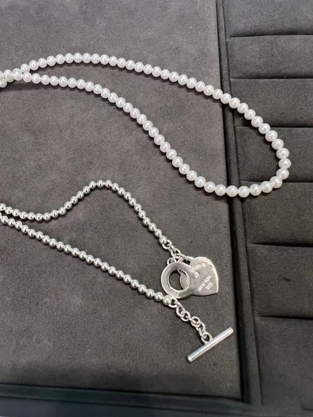 pearl heart gold torque bangle beaded pendant necklace set bracelet double layer fine jewelry chain bangle link chains love designer fashion, Silver
pearl heart gold torque bangle beaded pendant necklace set bracelet double layer fine jewelry chain bangle link chains love designer fashion, Silver