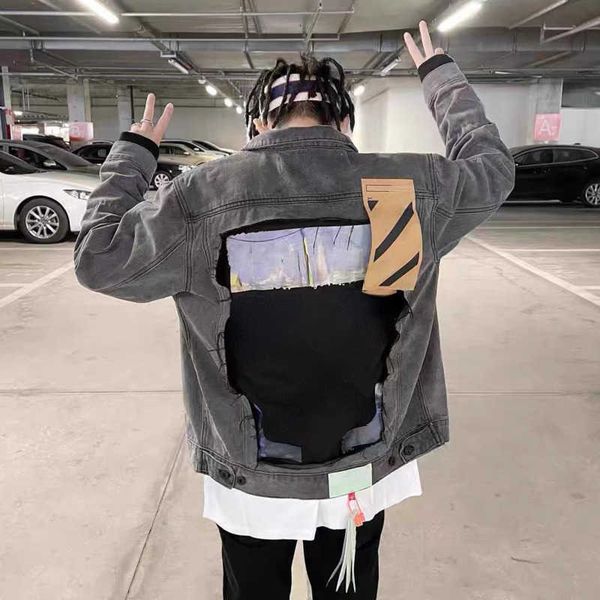 men's jacket designer denim jackets autumn winter models monet oil painting printed baseball jackets men women casual shirts street hip, Black;brown
men's jacket designer denim jackets autumn winter models monet oil painting printed baseball jackets men women casual shirts street hip, Black;brown