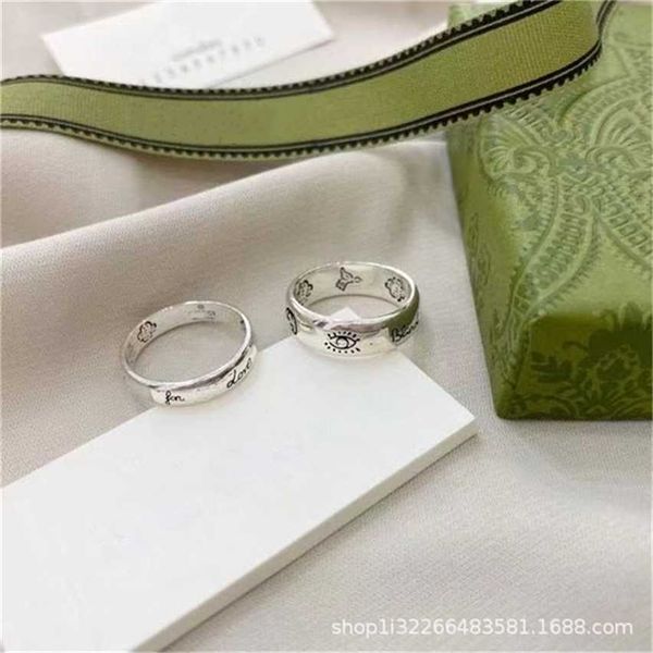 2023 designer new fashion jewelry 925 double flower pattern love fearless fashion men's and women's couple pair ring, Silver
2023 designer new fashion jewelry 925 double flower pattern love fearless fashion men's and women's couple pair ring, Silver