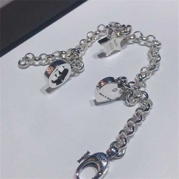 2023 designer new jewelry star love tassel sterling silver simple bracelet net red ins, Black
2023 designer new jewelry star love tassel sterling silver simple bracelet net red ins, Black