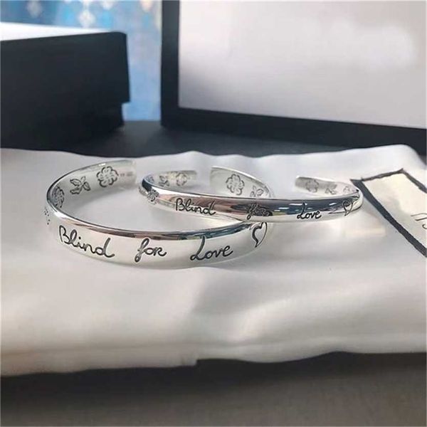 2023 designer new fashion jewelry gu fearless classic blindfor fairy flower and lovers open bracelet, Black
2023 designer new fashion jewelry gu fearless classic blindfor fairy flower and lovers open bracelet, Black