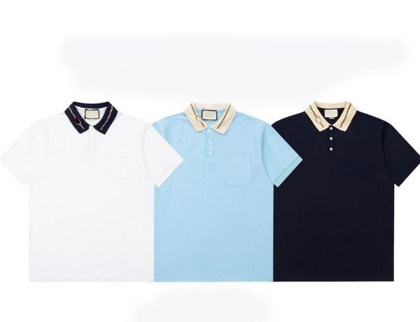 spring summer man designer men's polos t shirt tees high-end stylist letter cotton v neck men tees woman tshirts luxury casual couple, White;black
spring summer man designer men's polos t shirt tees high-end stylist letter cotton v neck men tees woman tshirts luxury casual couple, White;black
