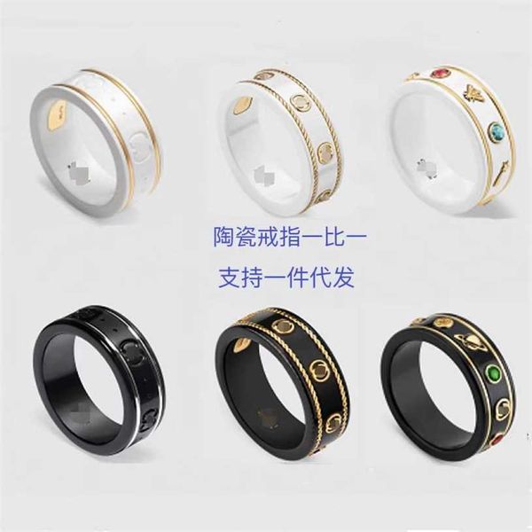2023 designer new s925 gujia guqi double g porcelain online red one pair couple ring, Silver
2023 designer new s925 gujia guqi double g porcelain online red one pair couple ring, Silver